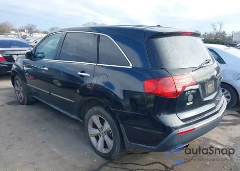 2011 Acura Mdx Technology Package z USA, uszkodzony, nr VIN 2HNYD2H68BH507314